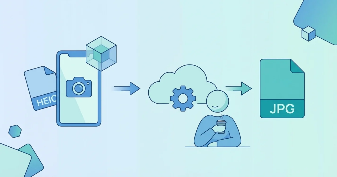 Convierte HEIC a JPG gratis sin registro ni marcas de agua