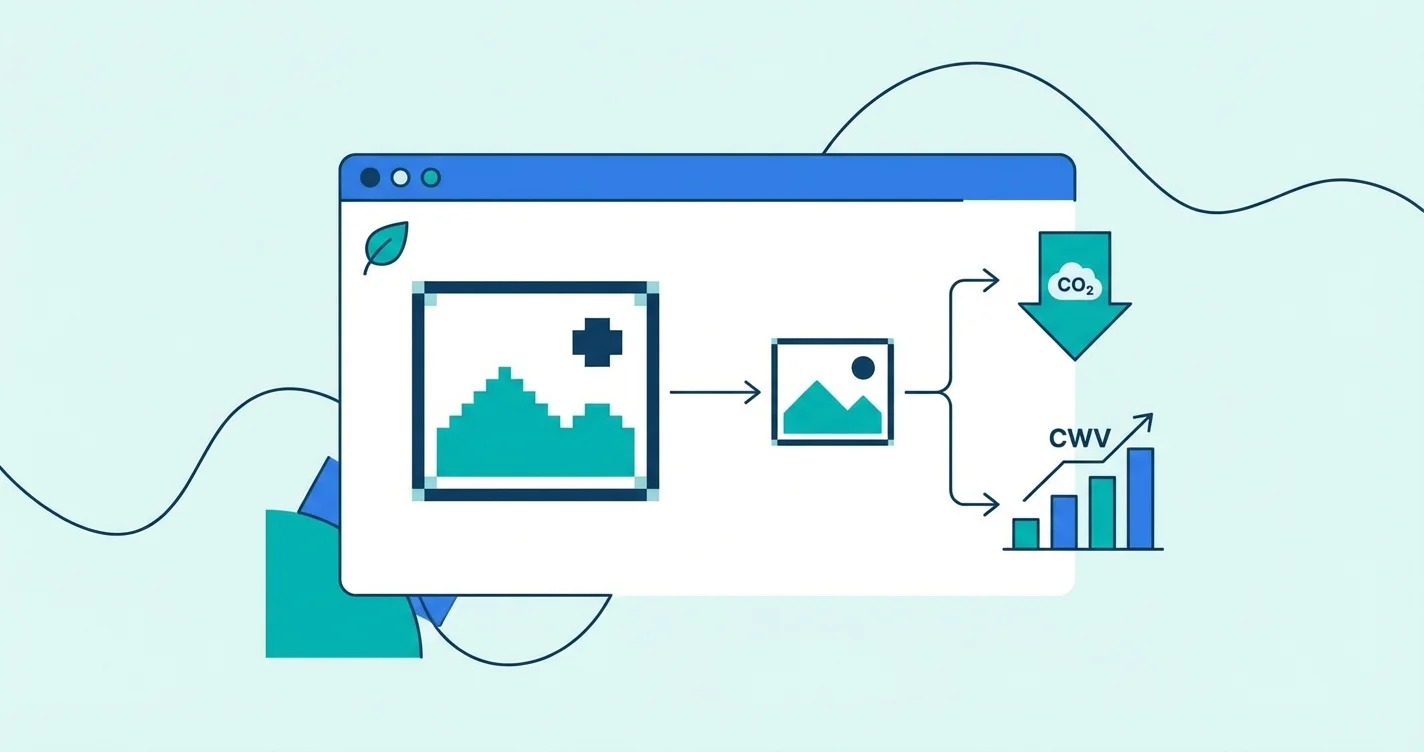 Diseño web ecológico 2026: optimizar imágenes salva el planeta