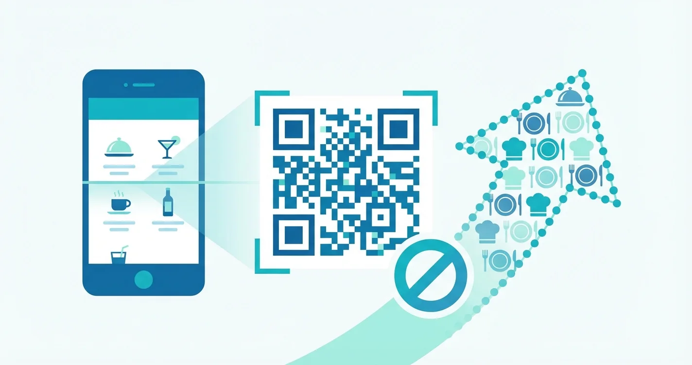 Restaurantes usan QR gratis para menus sin cuotas mensuales
